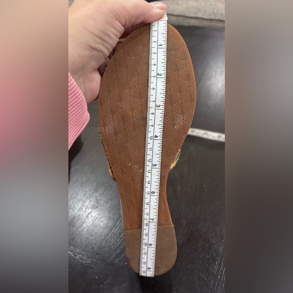 BC Born in California Multi Colored Wedges Sandals Shoes Size 9 - Picture 10 of 10